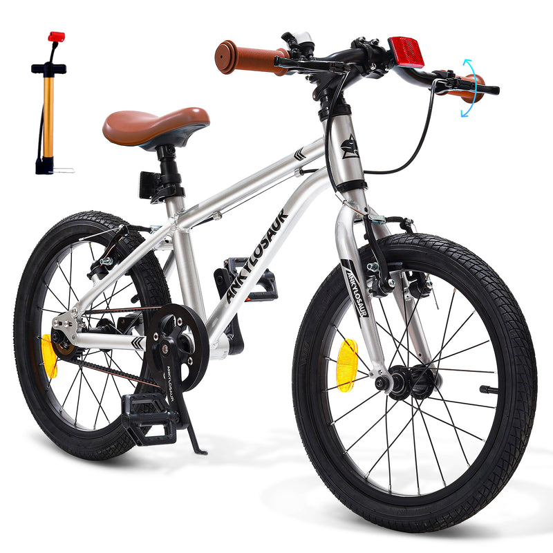 Light Weight Kids Bike 16 inch Bicycle for Boys Girls Ages 4-12 Years with Unique Belt Drive