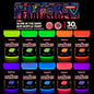 Fantastory Glow in the Dark Paint, Blacklight Acrylic Craft Paint Set,1oz/10 Piece
